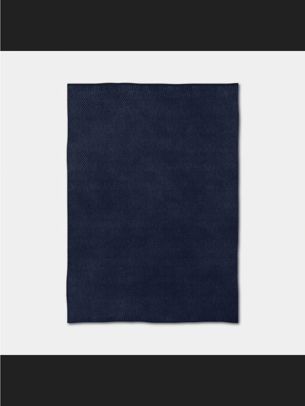 Everyday Knit Throw Blanket Dark Blue - Threshold™